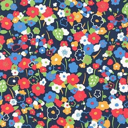 Blossoms in Navy