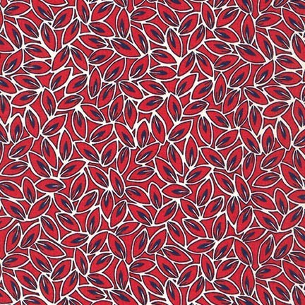 Fallen Leaves in Red