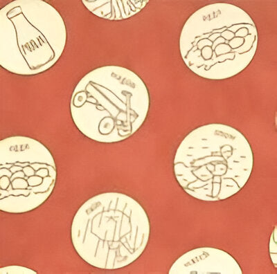 Vintage Lollipop Red Whimsy